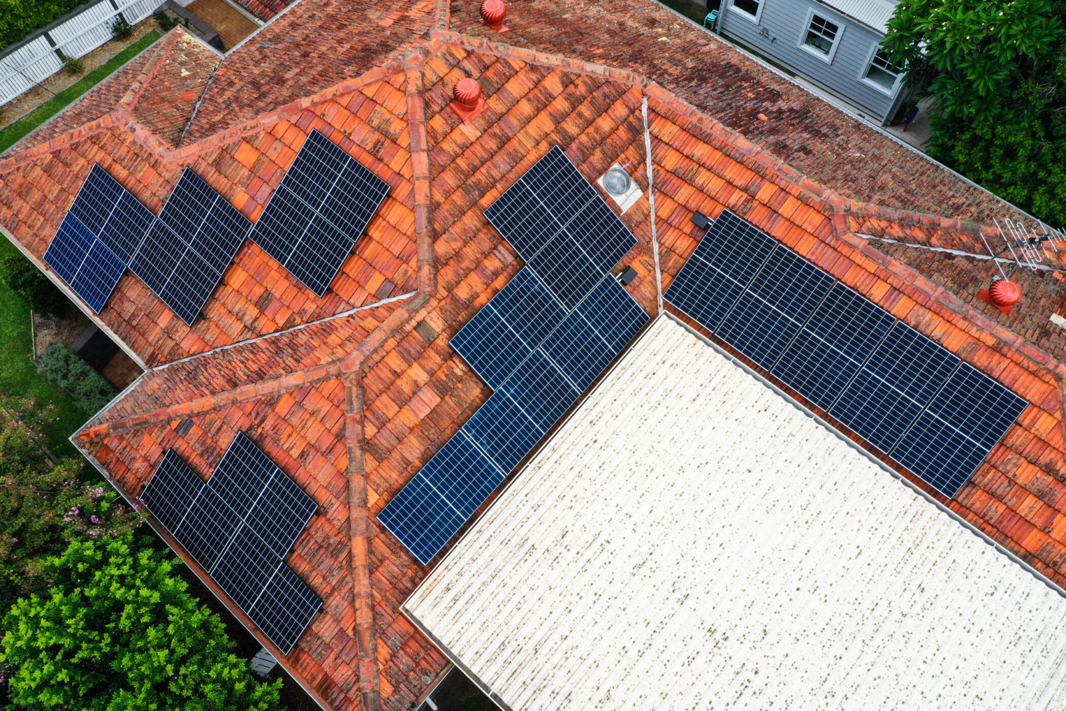 Thoughtfully designed solar panel installation in northside